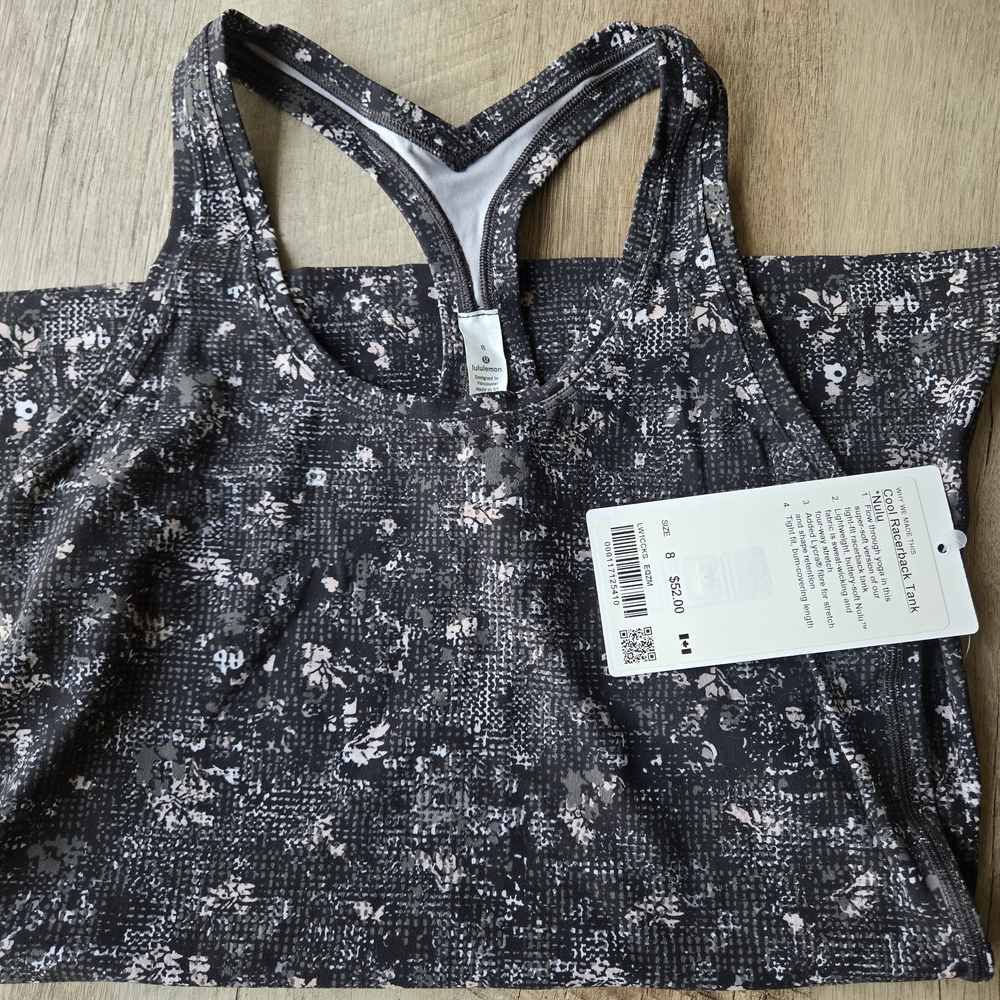 Lululemon Cool Racerback Tank Nulu - Size 8